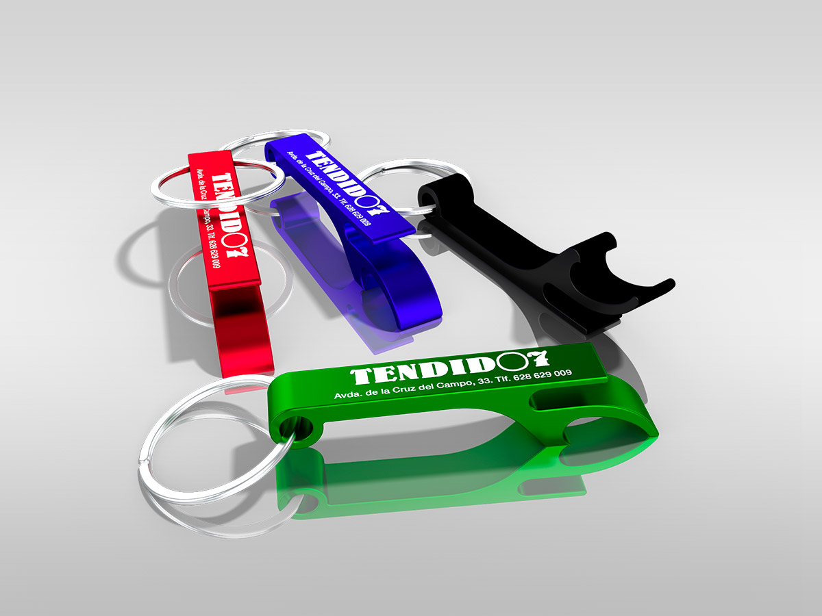 Llaveros de aluminio